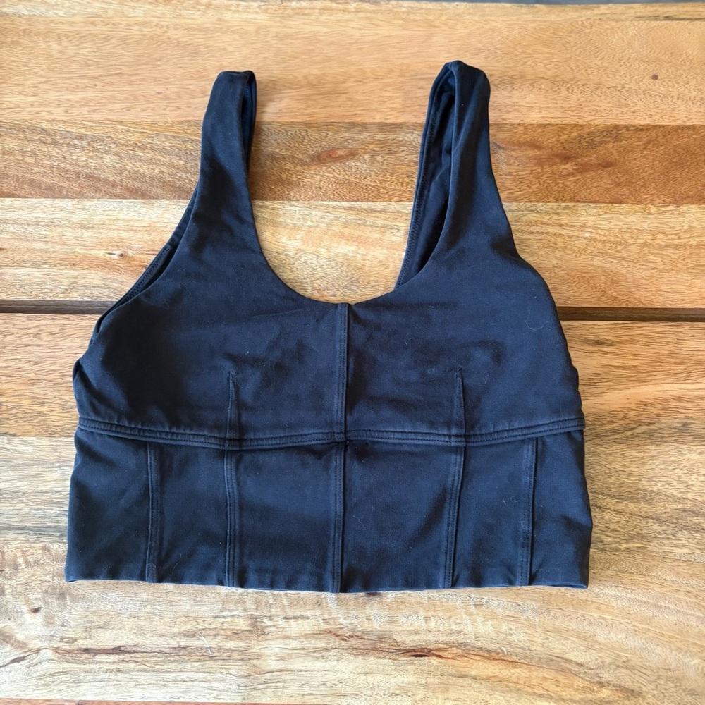 Aerie Black Crop bra Top